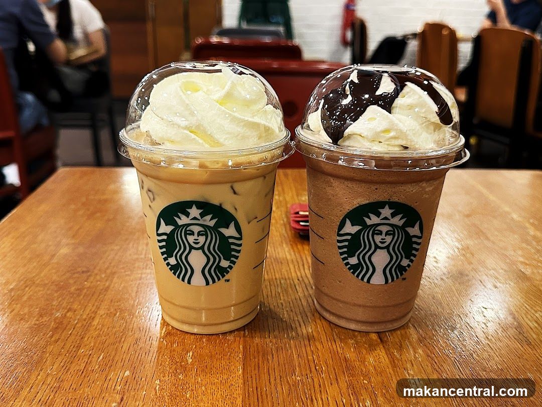 Two Starbucks Drinks