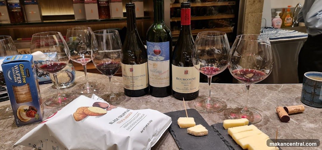 Wine Tasting Setup