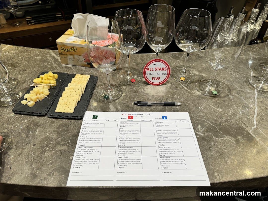 Blind Tasting Setup