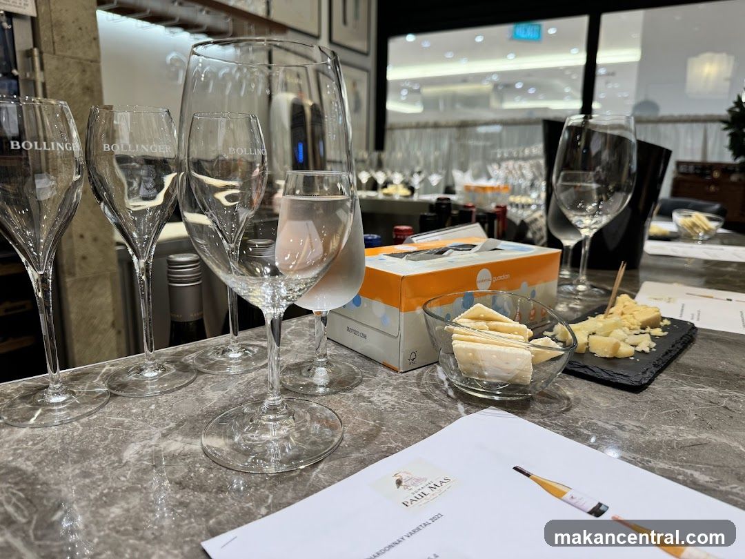 Wine Tasting Setup