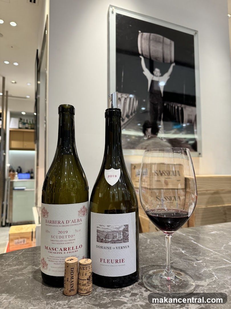 Wine Bottles and Glass