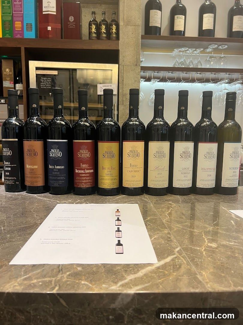 Wine Tasting Display