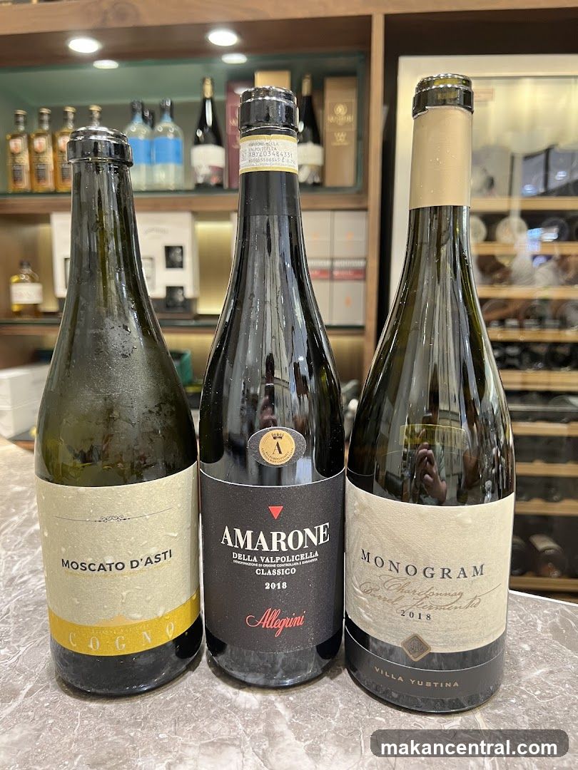 Three Bottles of Wine
