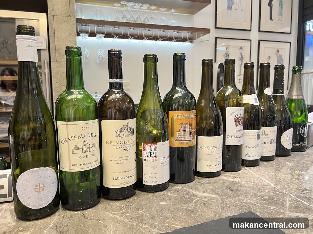 Wine Bottles on Counter