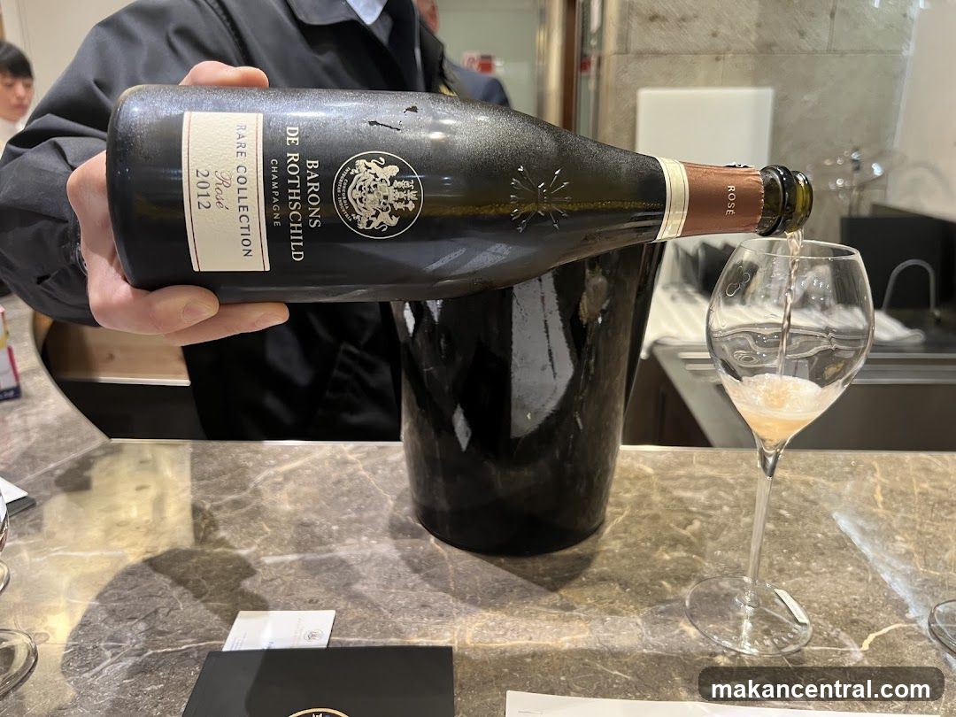 Champagne being poured into a glass