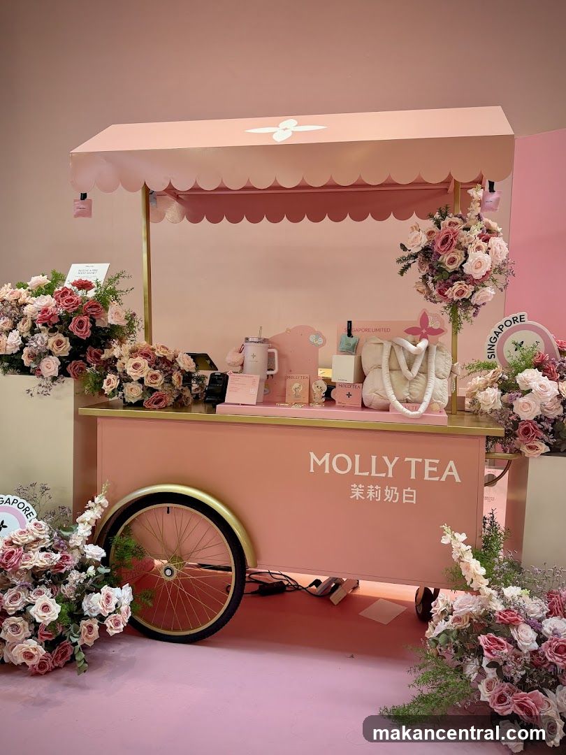 Molly Tea Cart Display