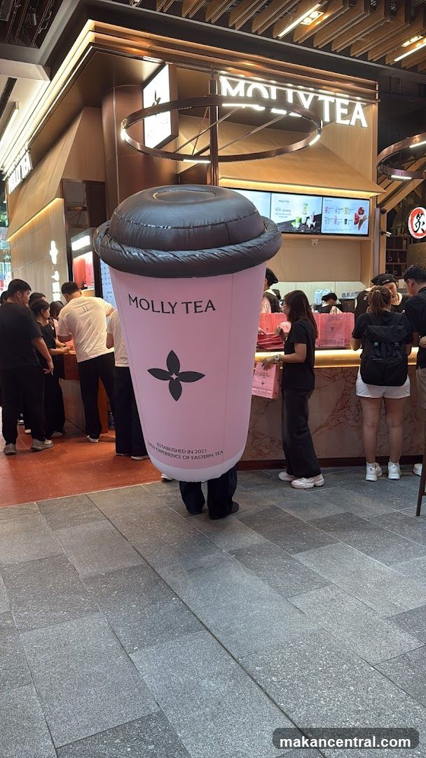 Molly Tea Mascot and Storefront