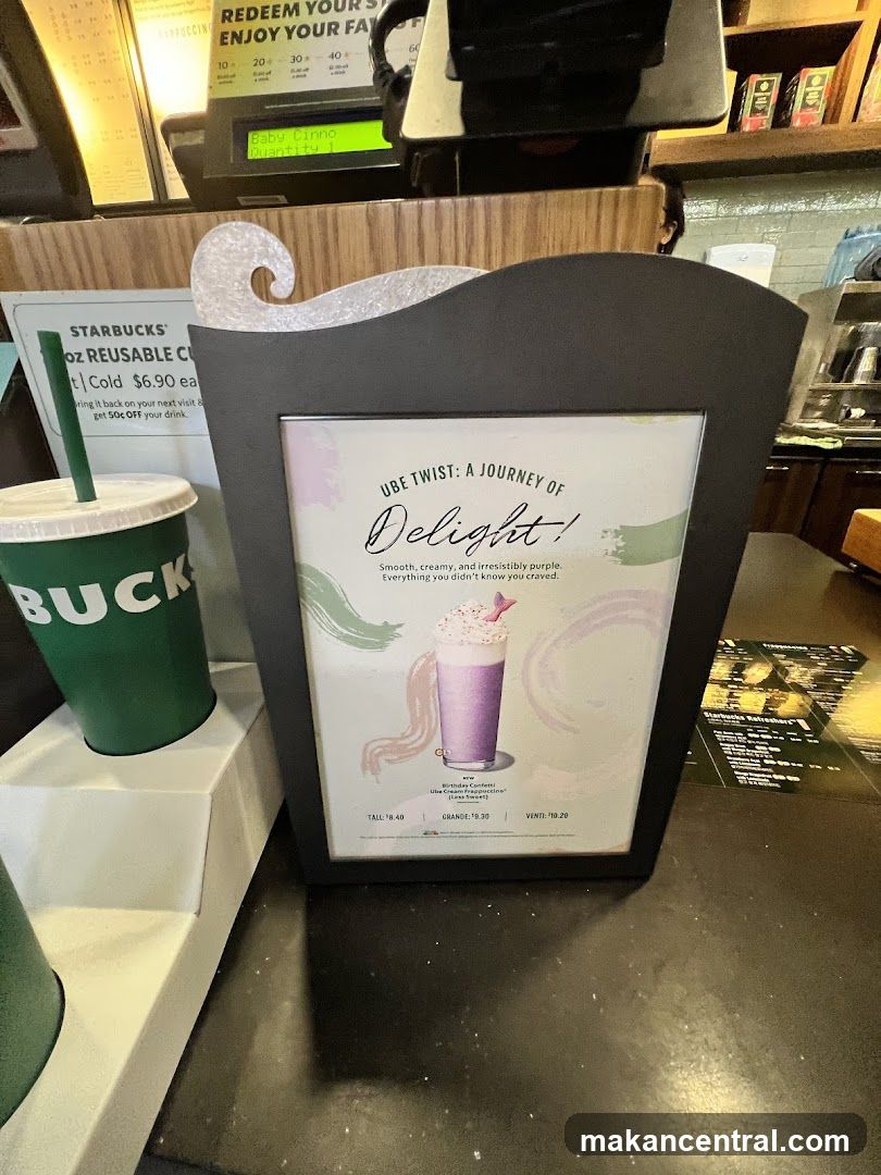 Starbucks Ube Twist Drink Promotion