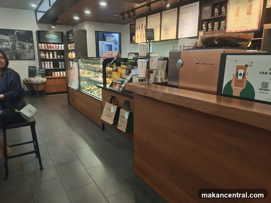 Starbucks Counter and Display