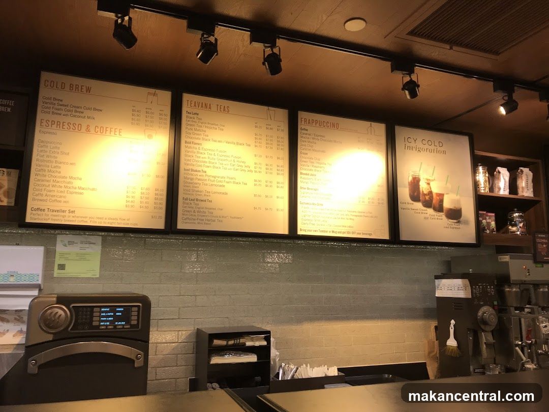 Starbucks Menu