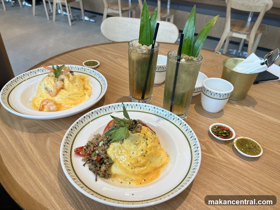 Omelette Dishes and Drinks