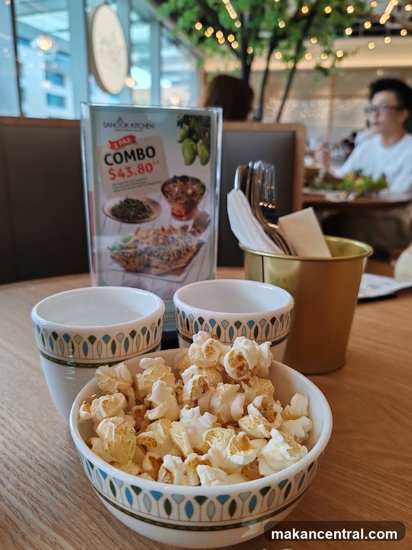 Popcorn and Menu