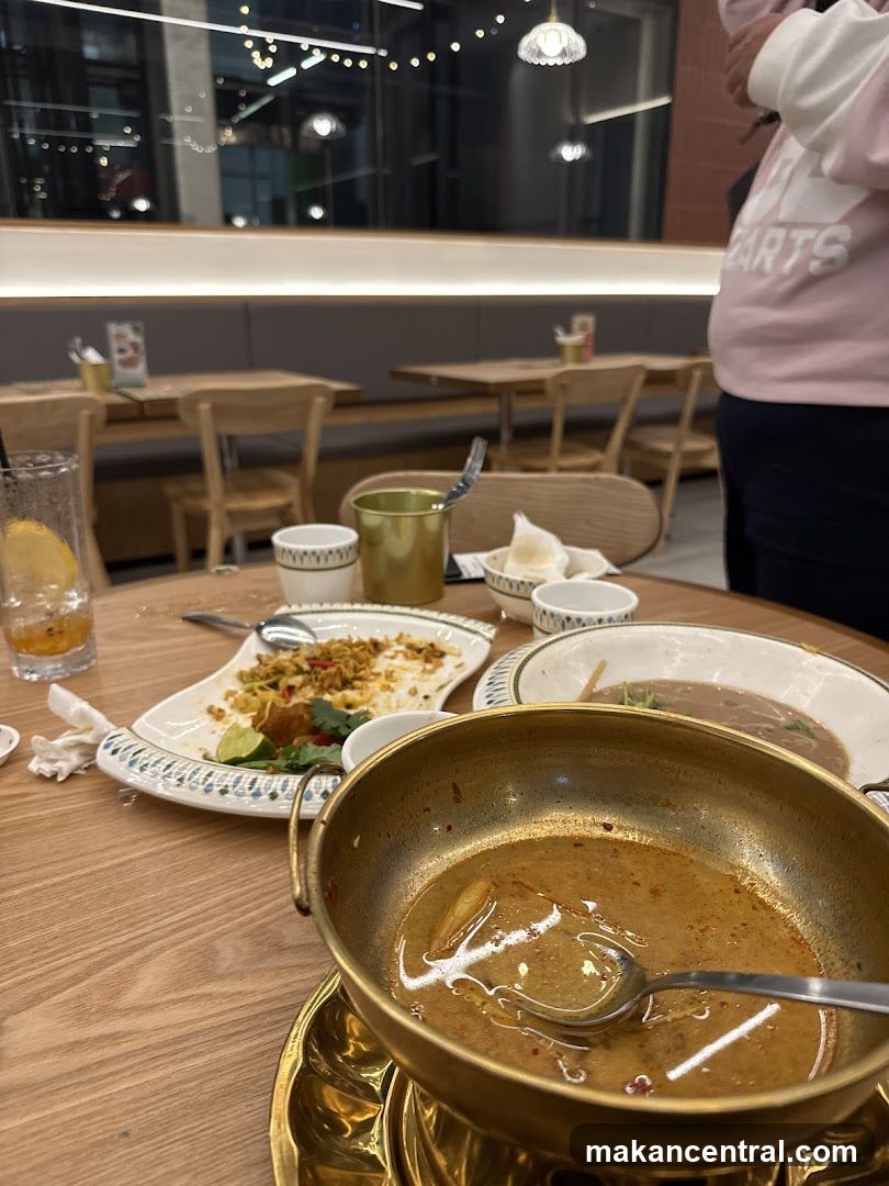 Leftover Food on Table