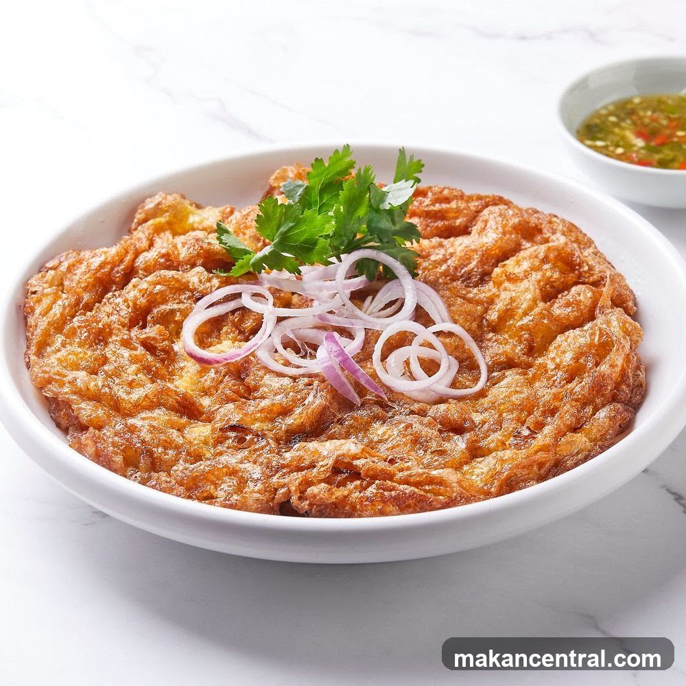 Omelet with Onions and Parsley