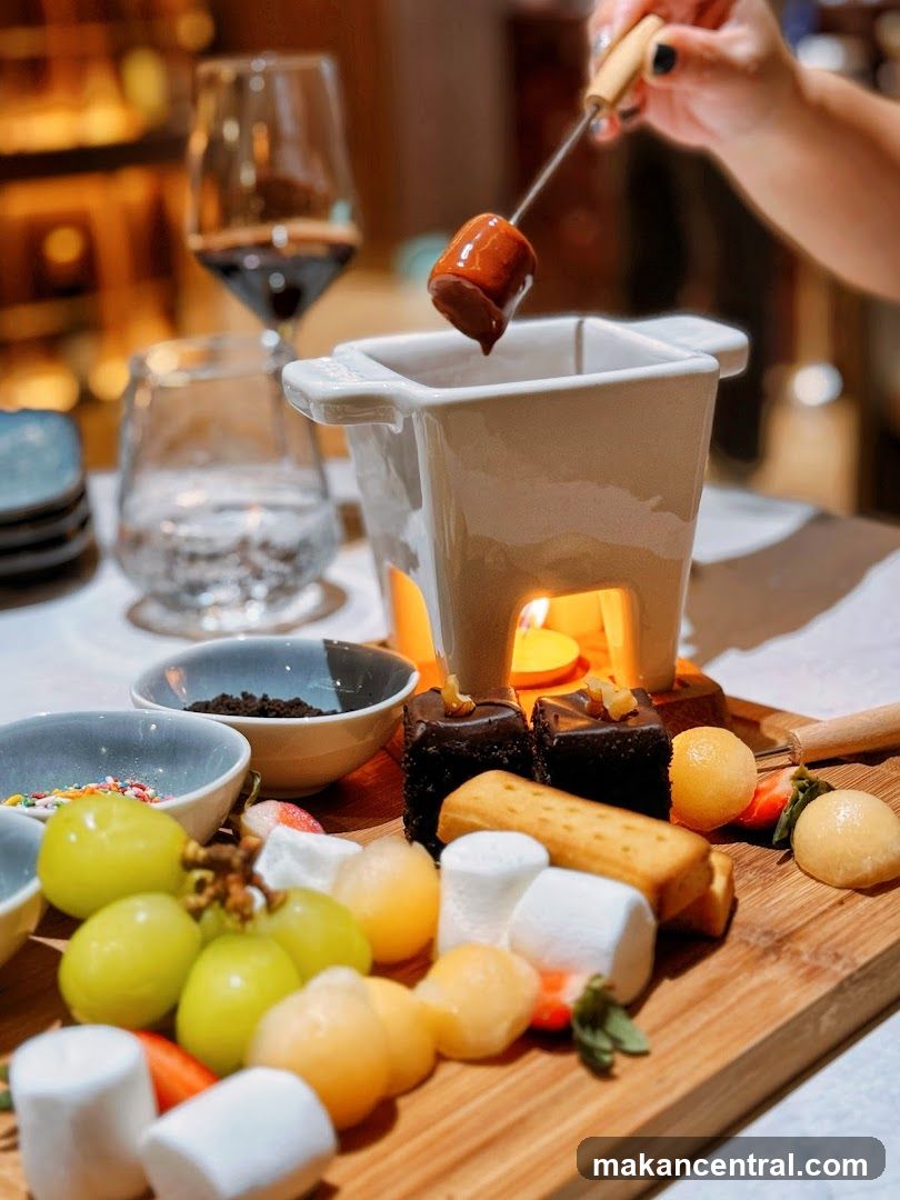 Chocolate Fondue Platter