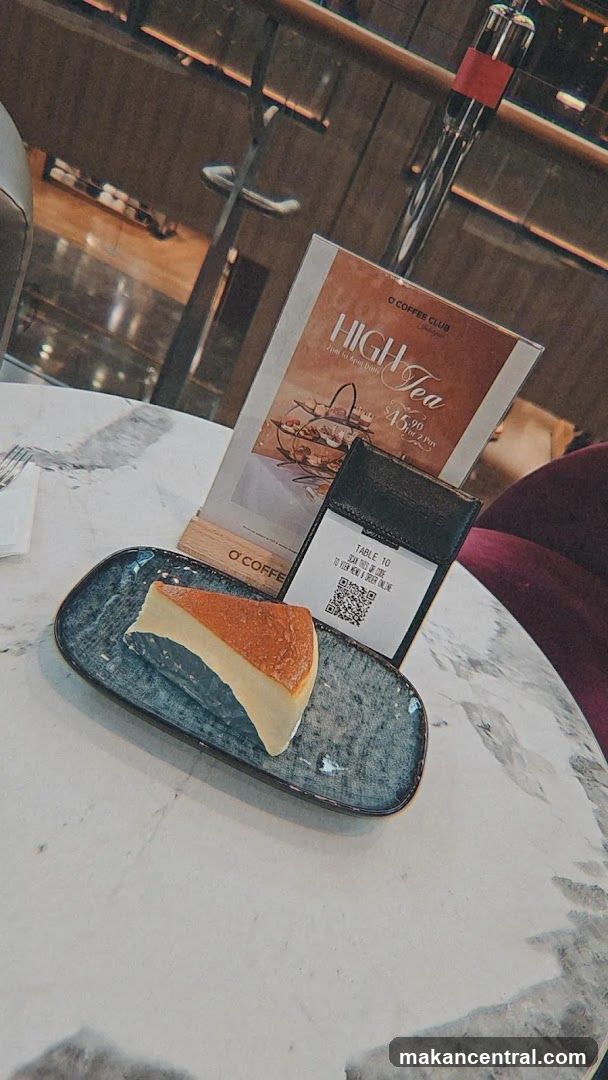 Dessert and High Tea Menu