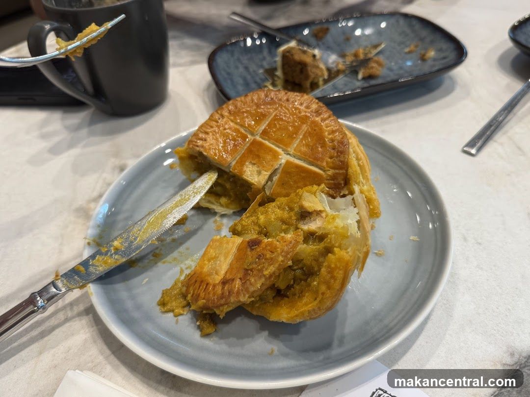 Savory Pie on Plate