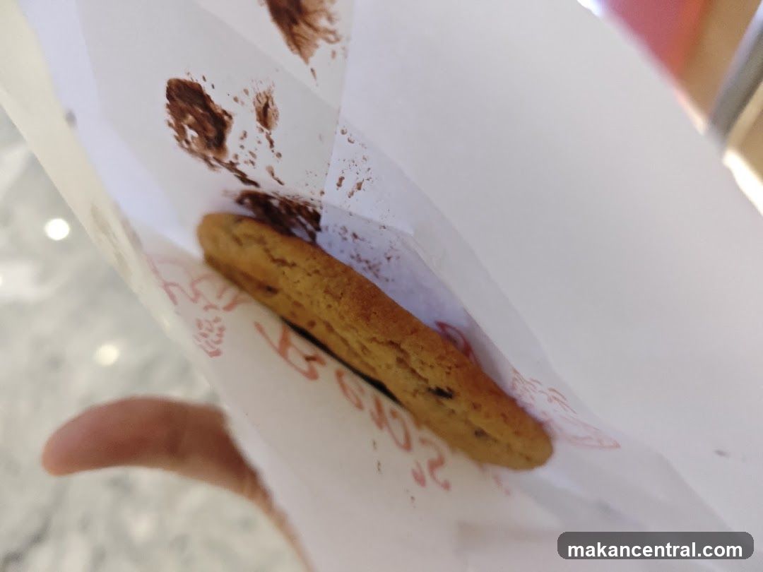 Cookie in wrapper