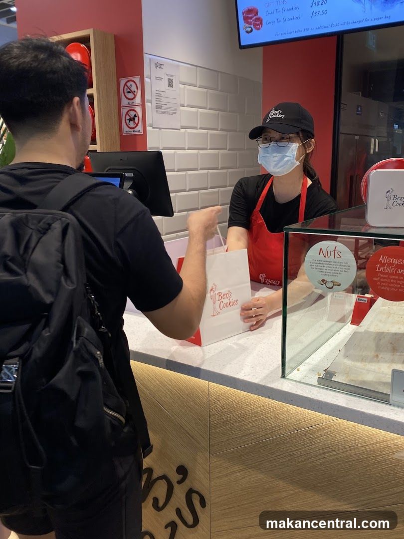Ben's Cookies Counter