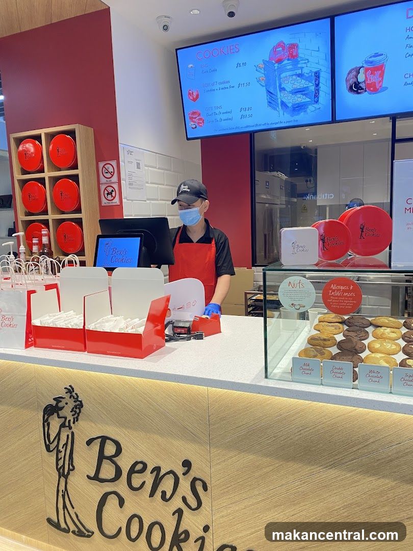 Ben's Cookies Counter