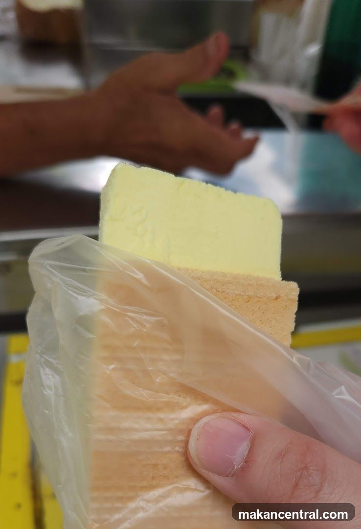 Dessert in Plastic Wrap