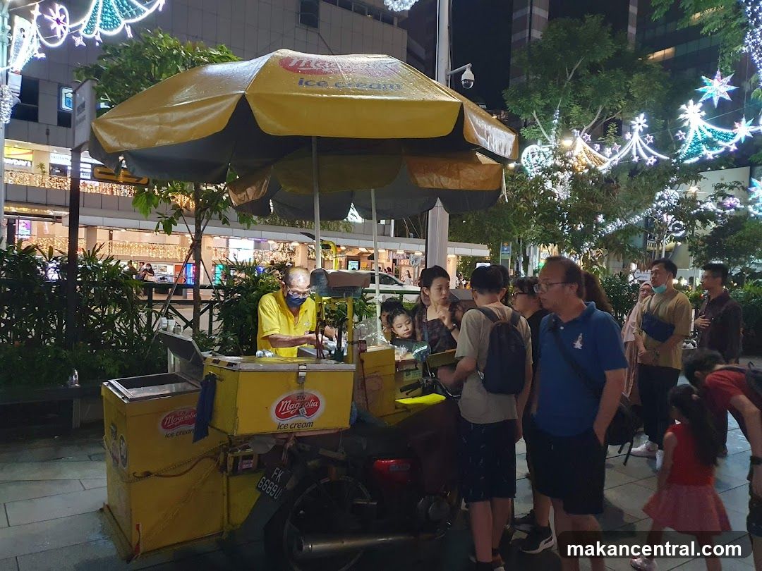 Ice Cream Cart at Night