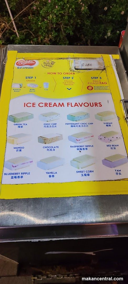 Magnolia Ice Cream Flavours