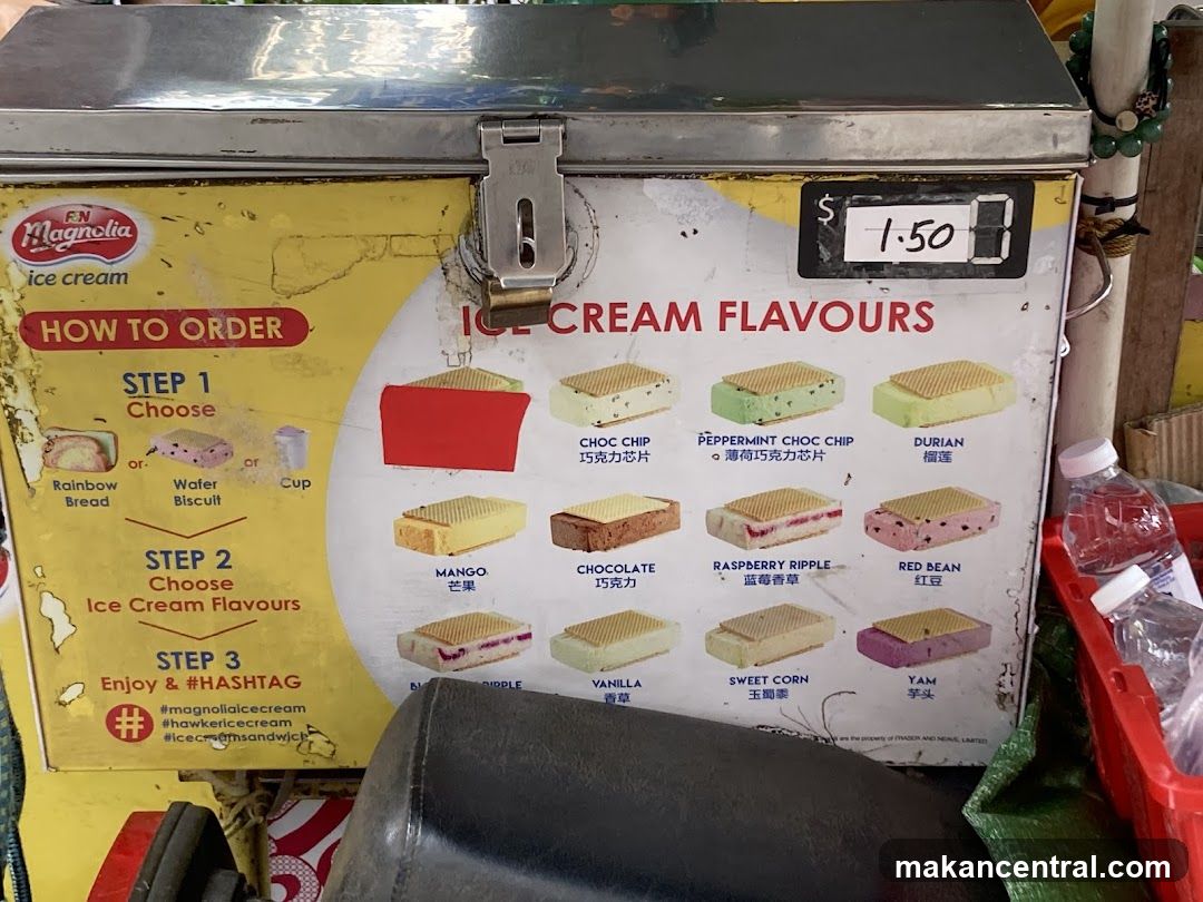 Ice Cream Flavors Menu