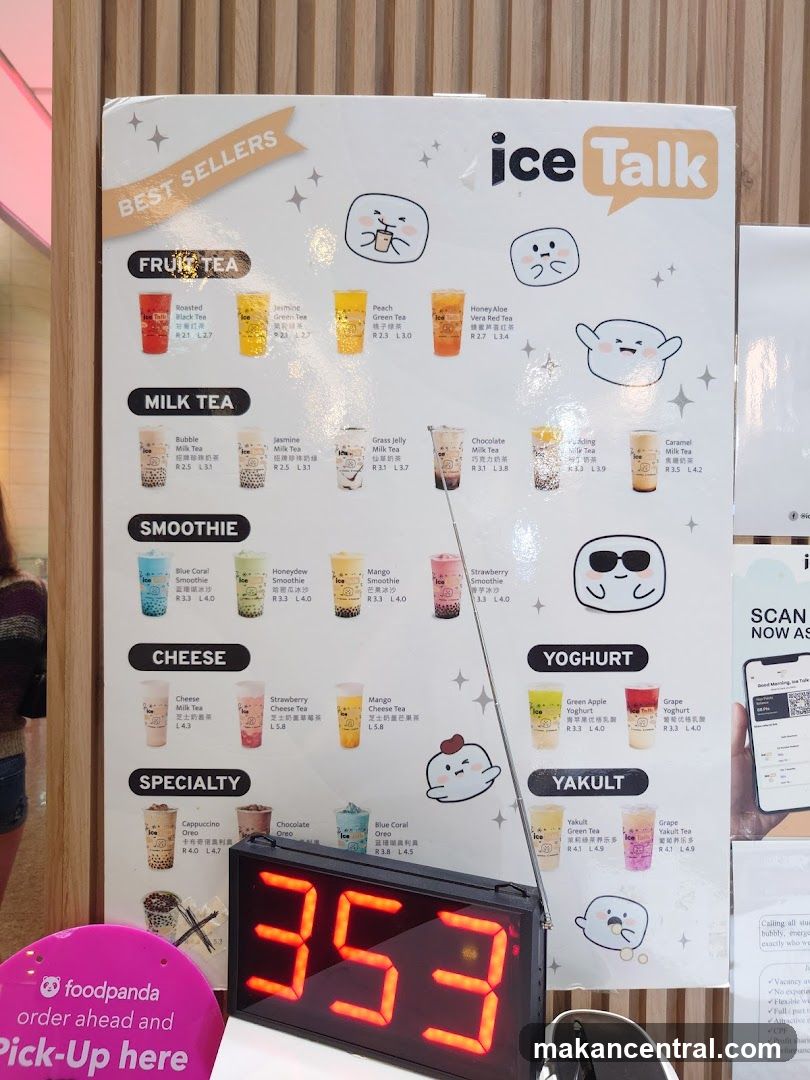 ice Talk Menu