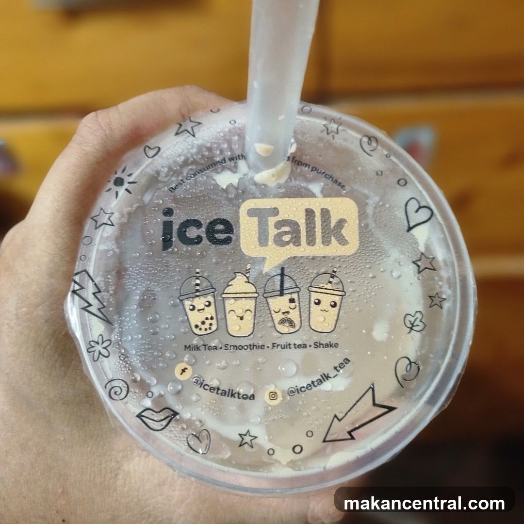 Ice Talk Drink Lid
