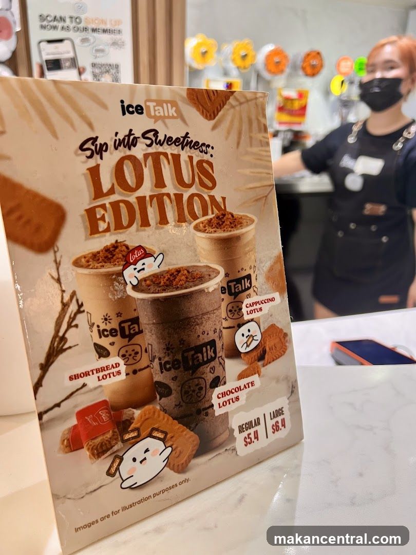 Ice Talk Lotus Edition Menu