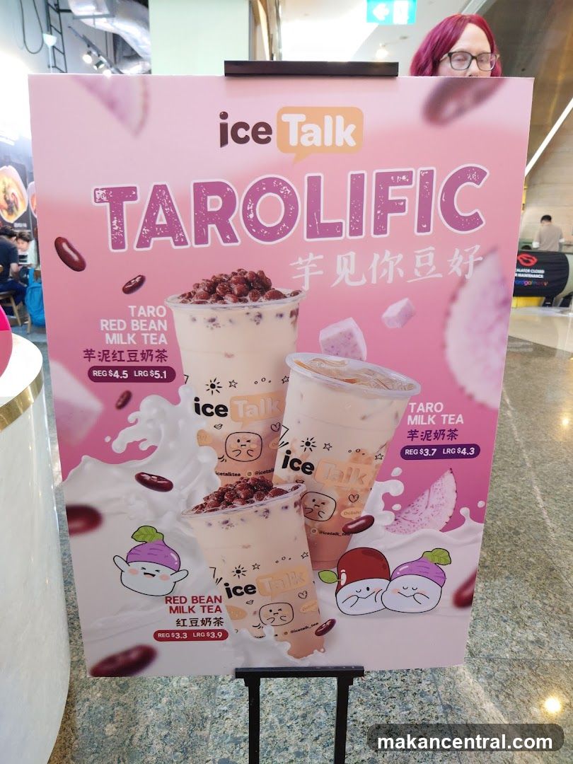 Ice Talk Tarolific Menu