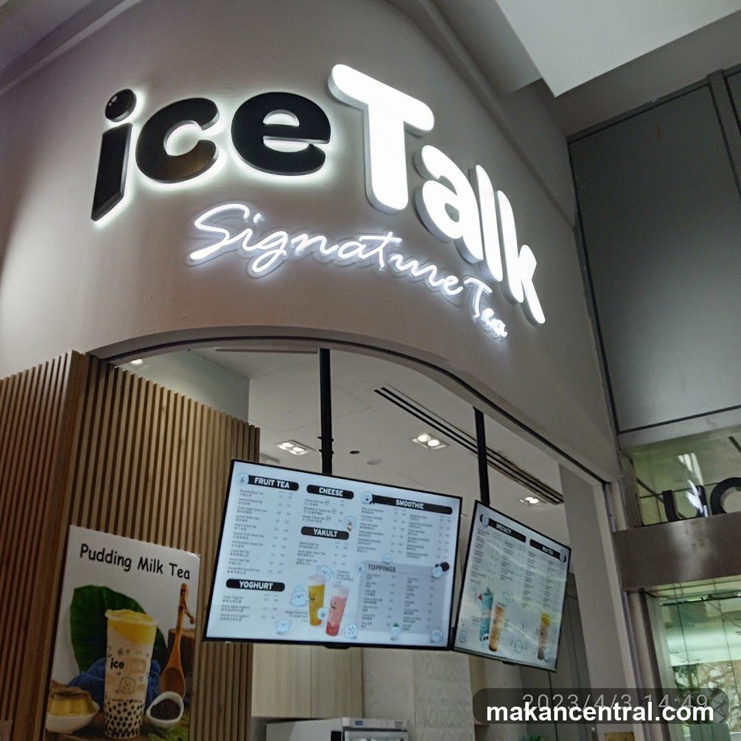 Ice Talk Signature Tea Menu