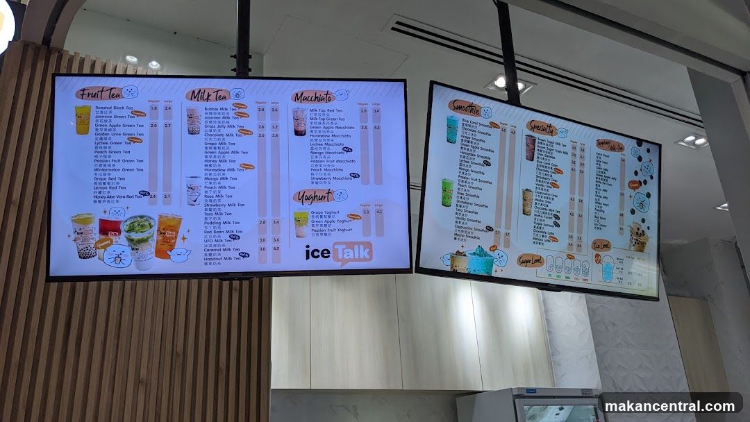 Ice Talk Menu