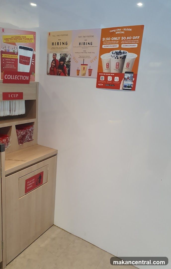 Gong Cha Promotions and Hiring Posters