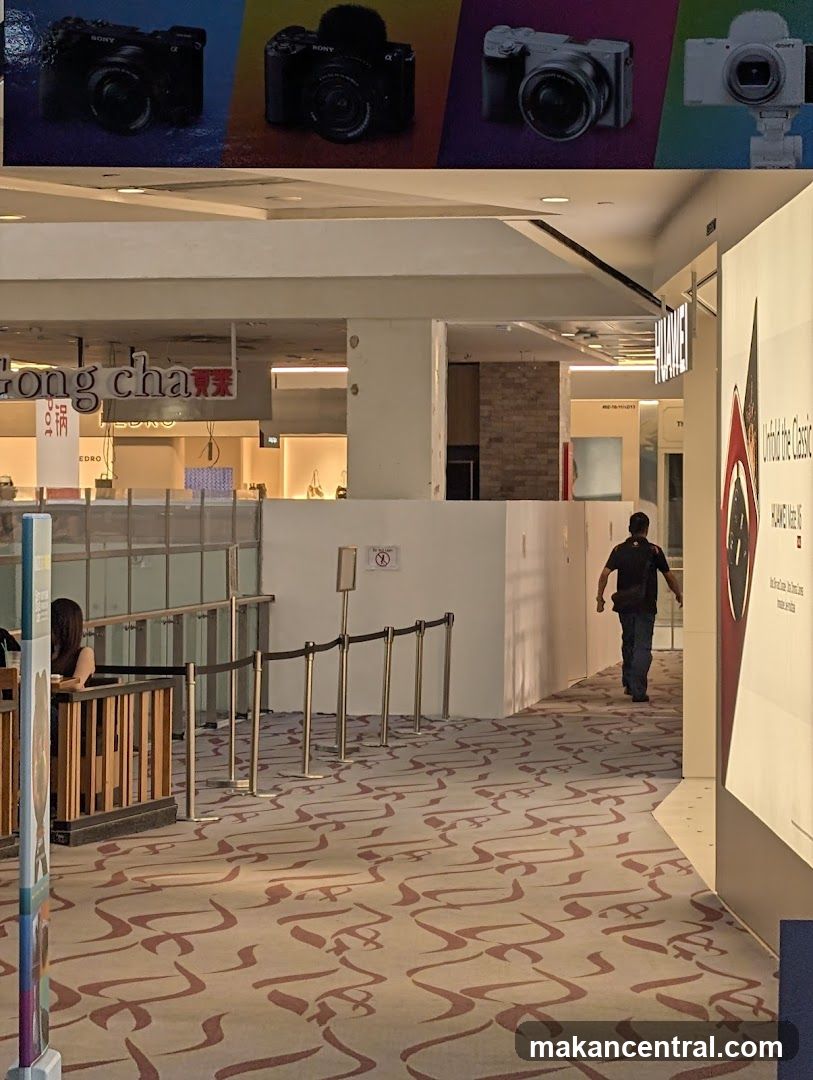 Mall Interior with Advertisements