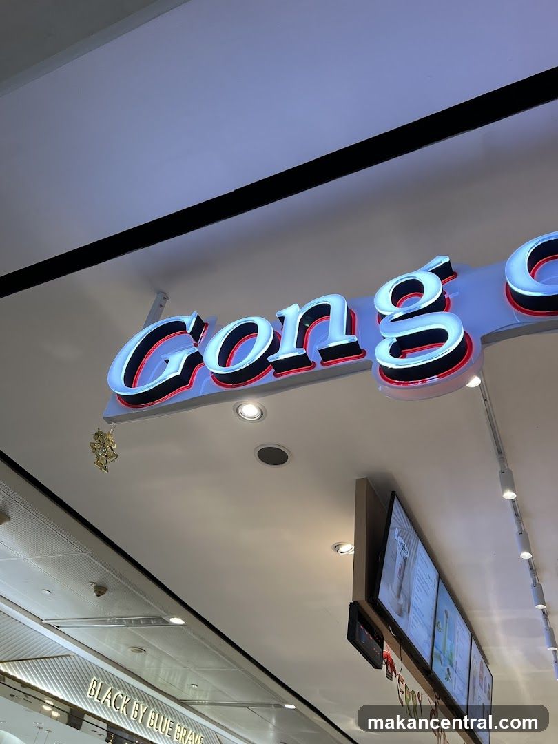 Gong Cha Signage and Menu Display