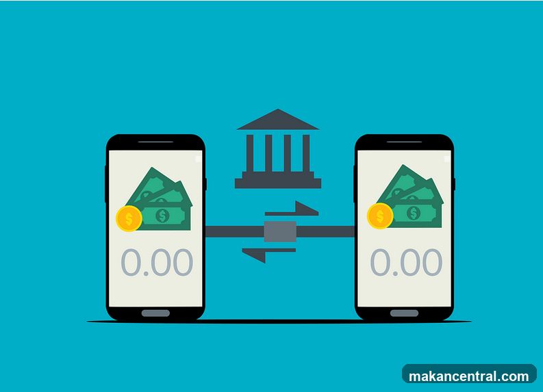 Mobile Banking Illustration