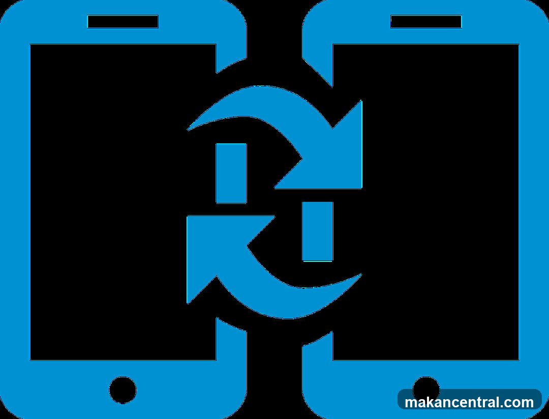 Phone data transfer icon