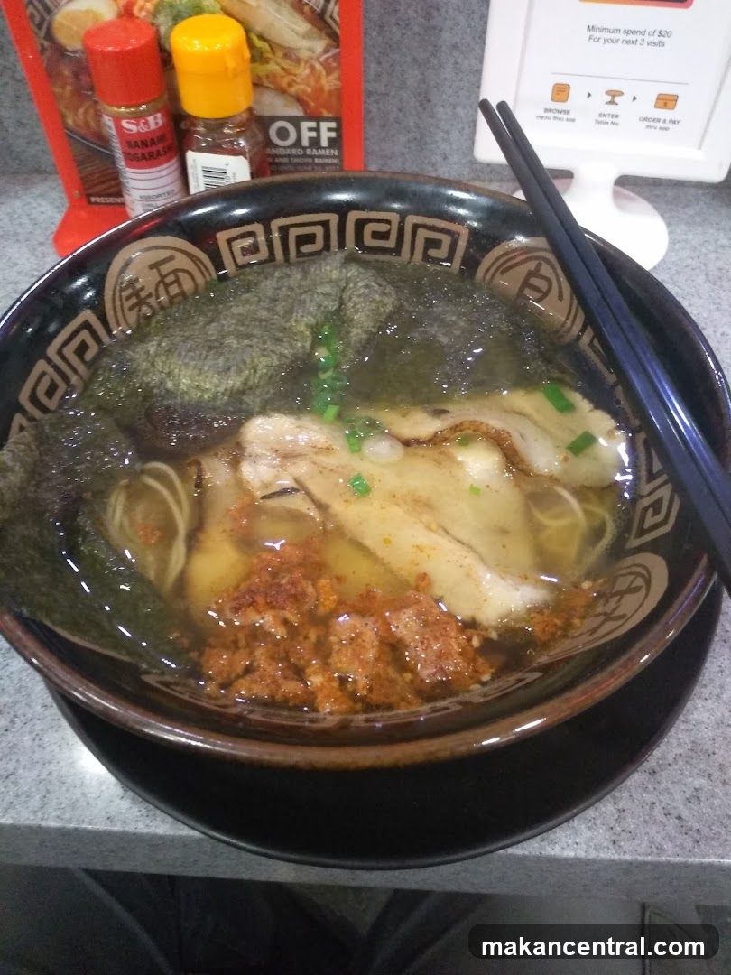 Ramen Bowl with Condiments