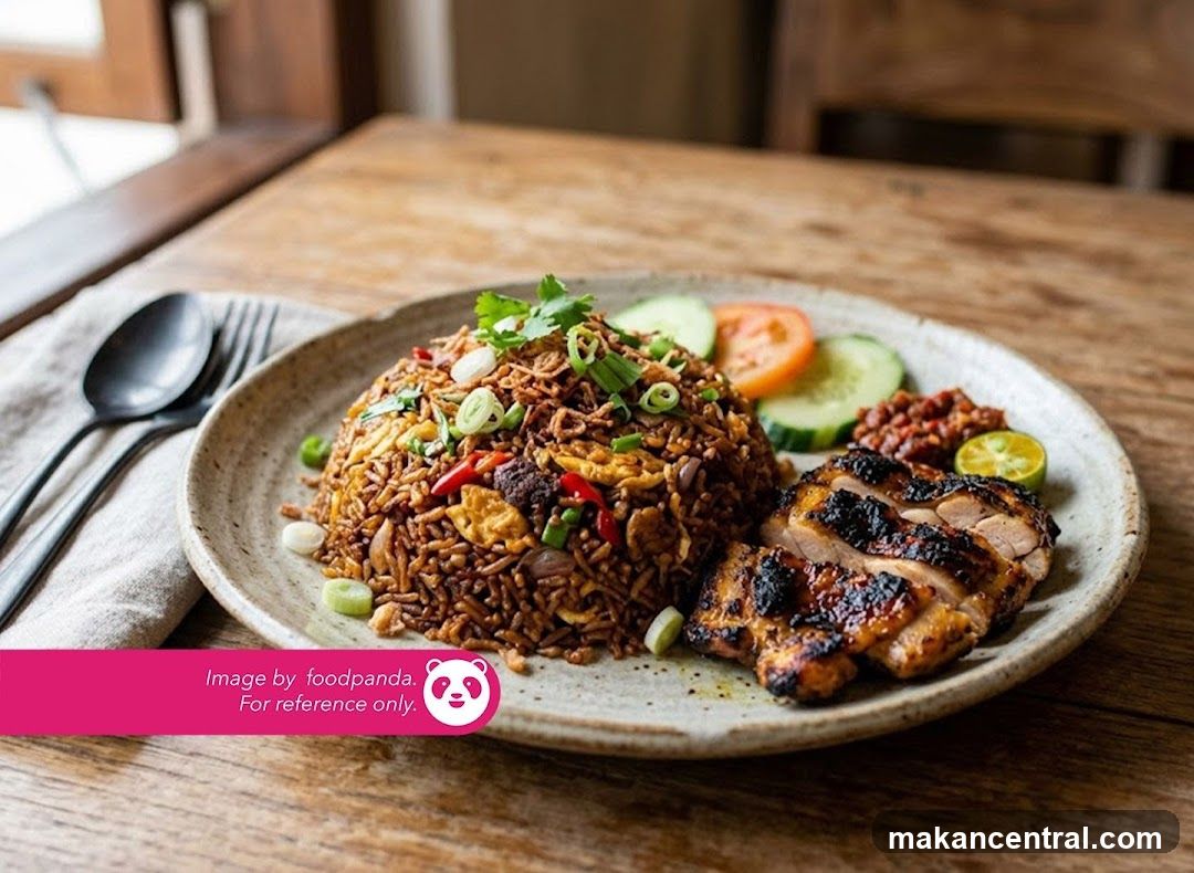 Fried Rice with Grilled Chicken