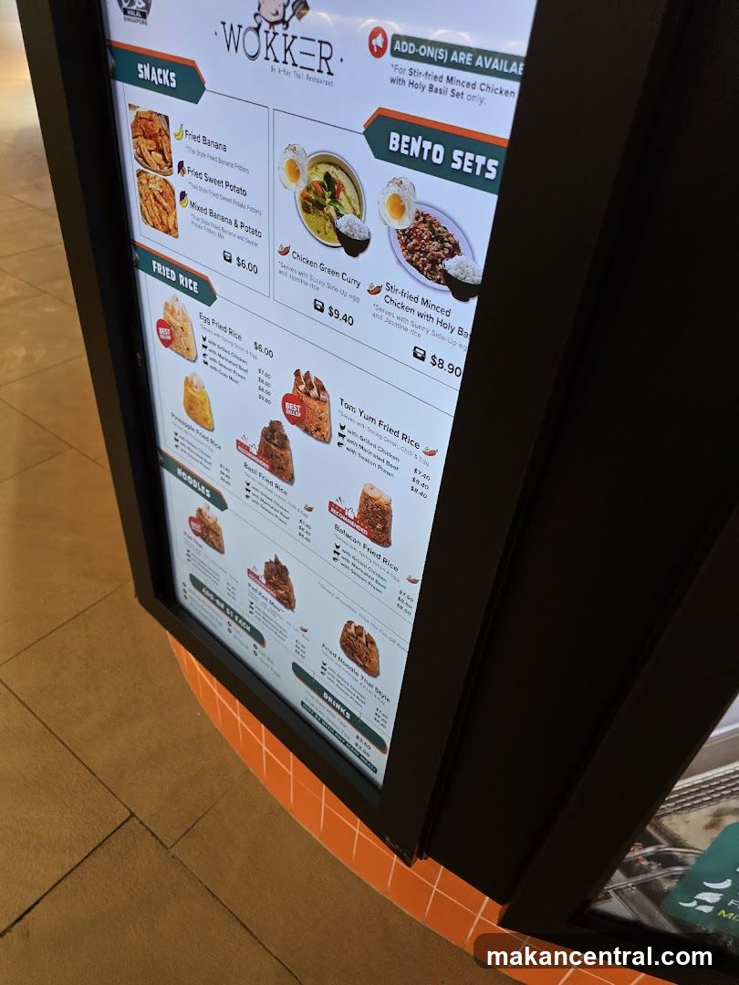 WOKKER Menu