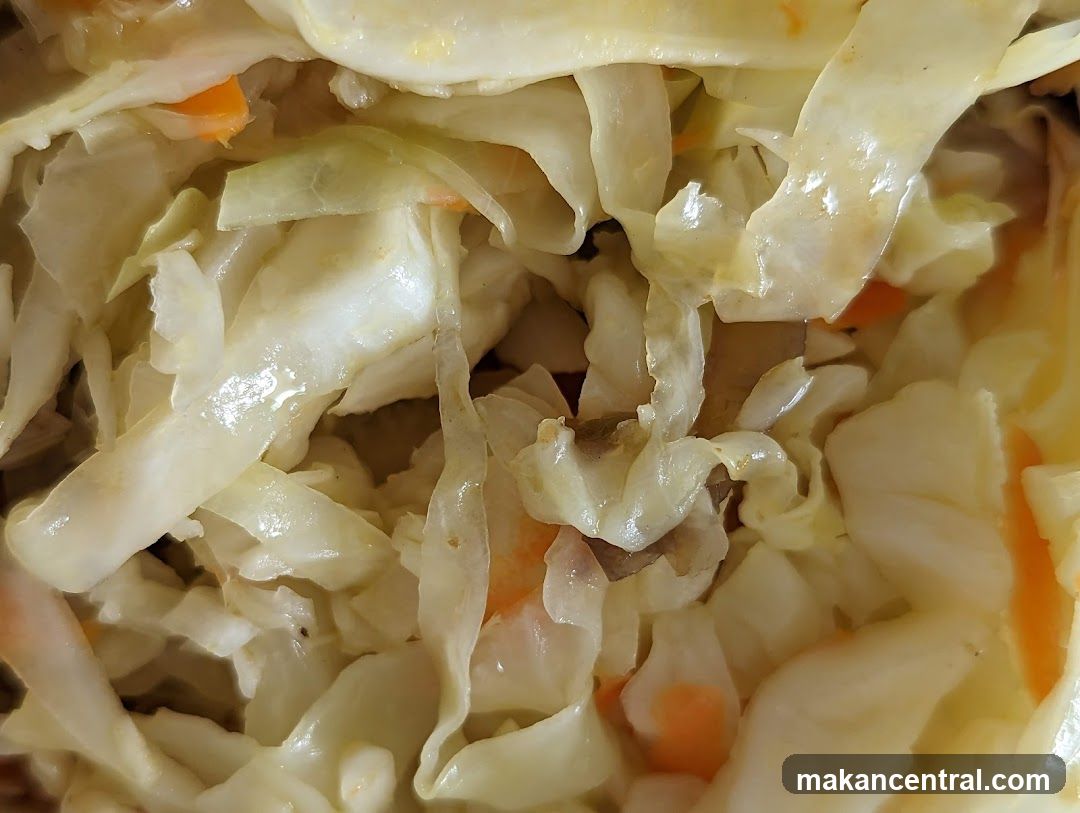 Cooked Cabbage and Carrots