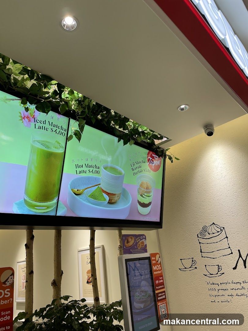 MOS Burger Menu Display
