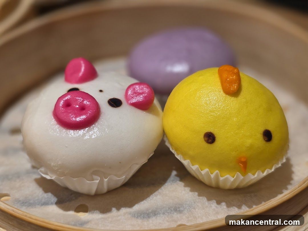 Animal-shaped steamed buns