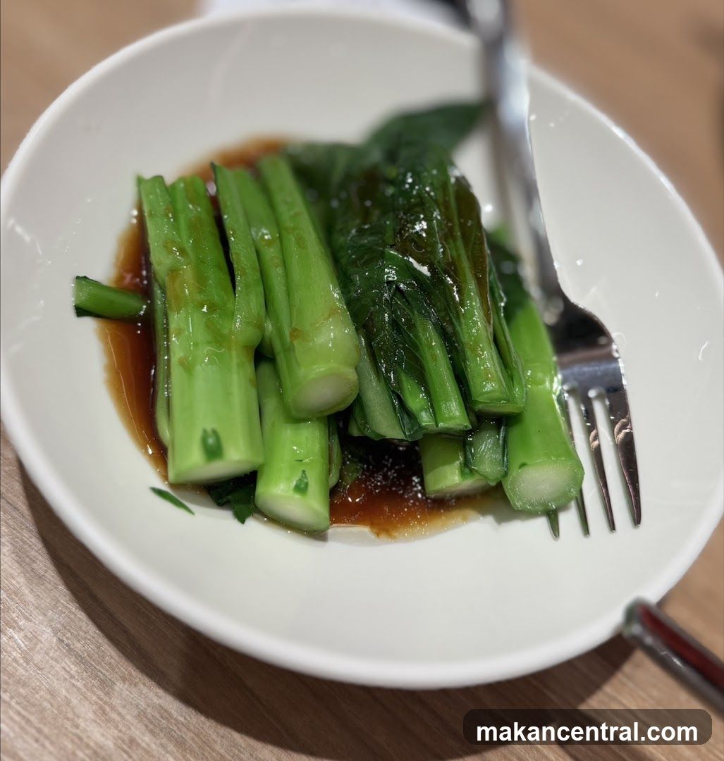 Steamed Chinese Broccoli with Oyster Sauce