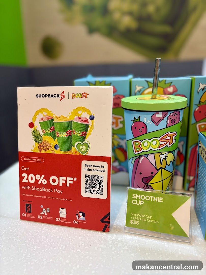 Boost Smoothie Cup Promotion