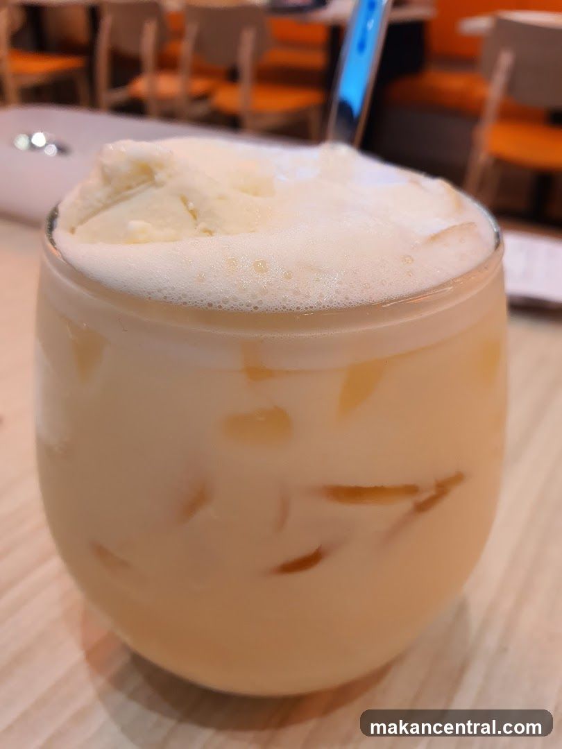 Creamy Drink with Ice Cream