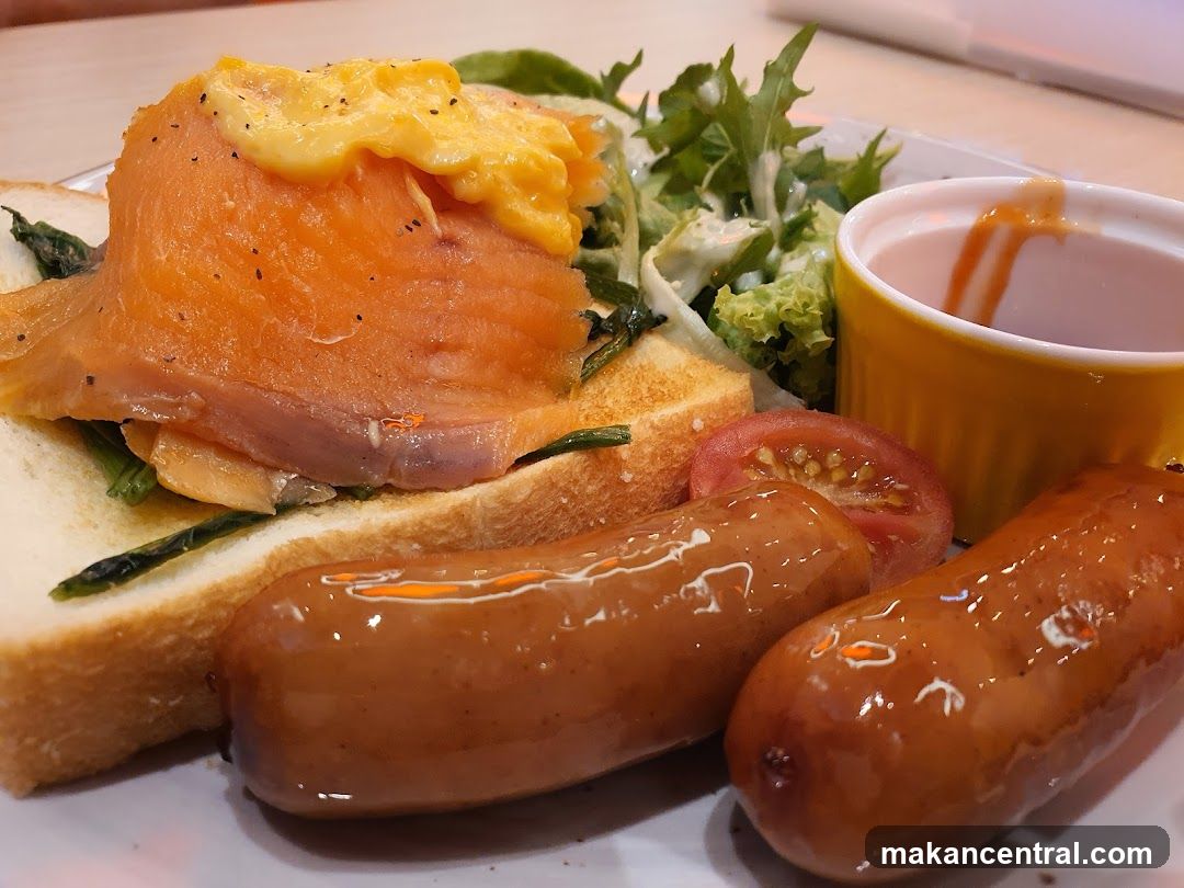 Smoked Salmon and Sausage Breakfast