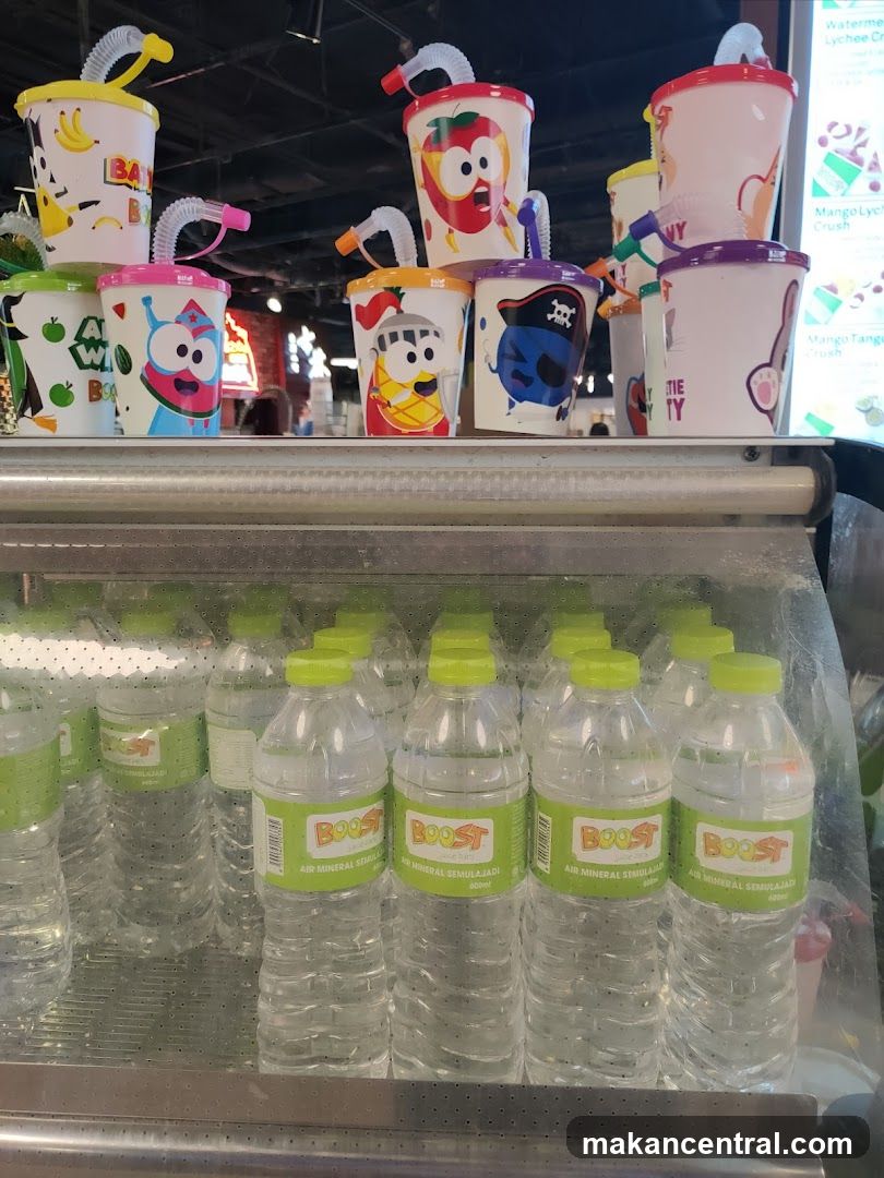 Bottled Water and Novelty Cups